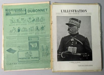 null LOT DE REVUES "L'illustration" année 1914., au total 15 revues.
(Quelques feuilles...
