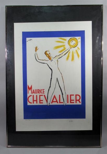 null Charles KIFFER (1902-1992), Maurice CHEVALIER
Affiche en couleur - Lithographie...