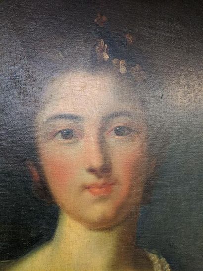 null Ecole française du XVIIIe siècle, suiveur de Jean-Marc NATTIER 
« Portrait présumé...