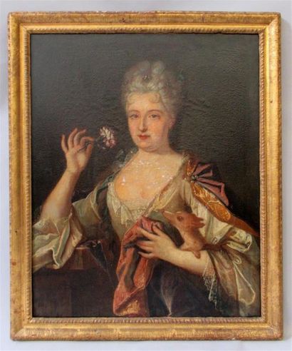 null Ecole française de la fin du XVIIIe siècle, suiveur de Louise VIGEE LEBRUN 
« Portrait...