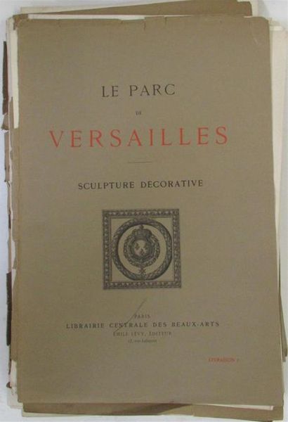 null Ensemble de 5 recueils sur les sculptures du parc de Versailles
Paris, Librairie...