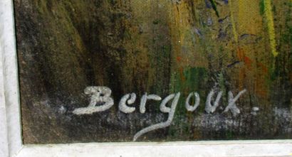 null BERGOUX (XXe)
"Le champs de blé"
Huile sur toile signée en bas à gauche.
40...