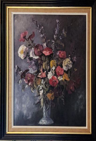 null Anonymous, XXth
Bouquet of wild flowers
Oil on isorel
49x39cm