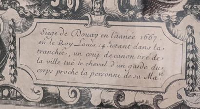 null D'après Charles LE BRUN
"Le siège de Tournay" et "Le siège de Douay (Douai)"
Deux...