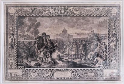 null According to Charles LE BRUN
"The siege of Tournay" and "The siege of Douay...