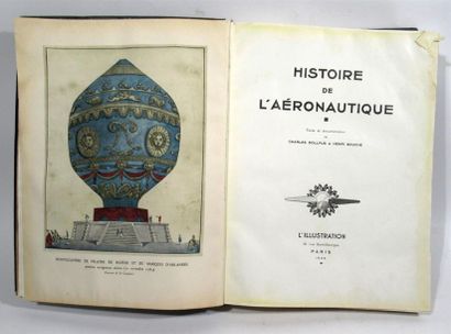 null "HISTOIRE DE L'AERONAUTIQUE" par Charles Dolfus & Henri Bouché, éditions St...