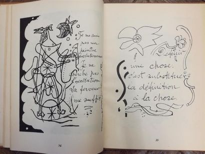 null BRAQUE. Cahier de Georges Braque 1917-1947. 1 vol. in-4. Maeght éditeur, Paris...