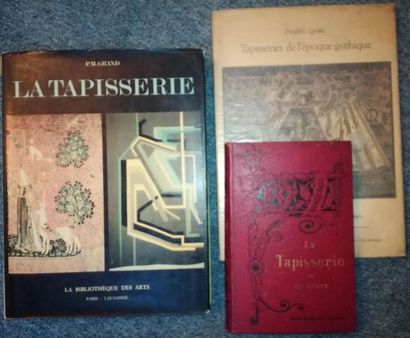 null Lot de livres sur la tapisserie : 
*Tapisseries de France, Nouvelles Editions...