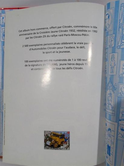 null Tintin "Le Lotus bleu" édition du 60e anniversaire de la Croisière Citroën de...