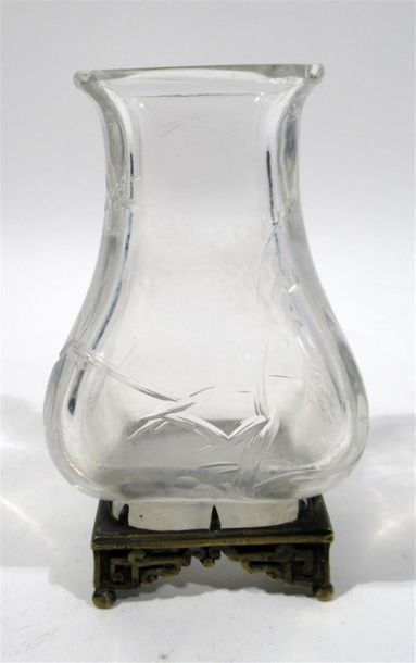 null Dans le gout de l'ESCALIER DE CRISTAL
Vase en cristal incolore, de forme balustre...