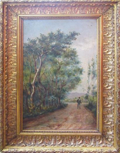 null 
Oil on canvas signed lower right
(signature to be deciphered)
(Restoration...