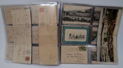 null Collection of 680 old foreign postcards (Europe, Africa, Asia, United States...