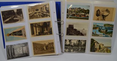 null Importante collection de 1456 cartes postales anciennes (en 3 albums) sur le...