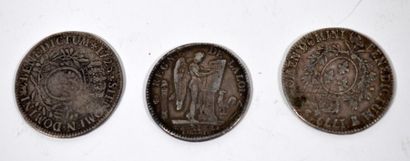 null A Louis XVI coin D.G. FR ET NA RE 1779
A Louis XV coin D.G. FR ET NA RE 1728
A...