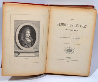 null Fr. DESPLANTES et Paul POUTHIER. Les femmes de lettres en France avec gravures...