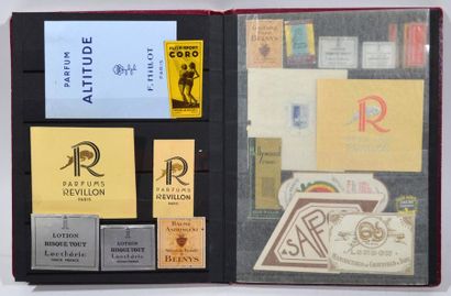 null CLASSIFIER of perfumery labels including Revillon, Bertalot et Cie, Marcel Guerlain,...