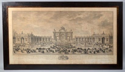 null C.N. COCHIN LE FILS (after) 
"Perspective view of the decoration erected on...