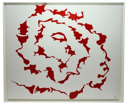 null Esther MARECAUX alias HAKAMIAH (1971)
"Le tourbillon des globules rouges"
Acrylique...