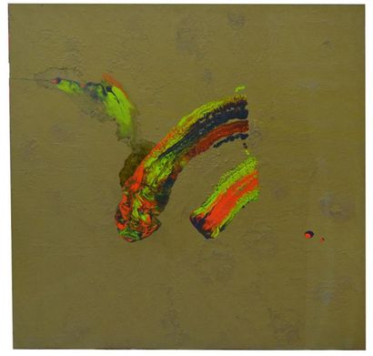 null François NUGUES (né en 1968)
"Composition abstraite"
Technique mixte sur toile...