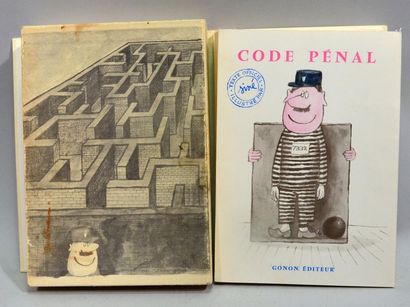 null Code pénal, texte officiel illustré de SINÉ (1928-2016), Maurice Gonon éditeur,...