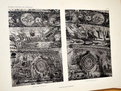 null DE JEPHANION (Guillaume)" Les églises rupestres de Capadoce", 3 vol,Paris, Librairie...