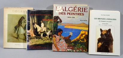 null Lot de 26 livres d'art comprenant notamment Alfred de Dreux, Michel Ciry, Degas,...