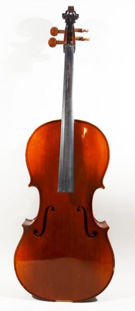 null MODERN - Study cello 3/4, spruce top and maple back (some wear and tear and...