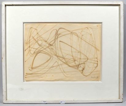 null Stanley William HAYTER (1901-1988)
"Composition abstraite"
Feutre sur papier...