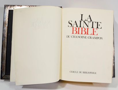 null La Sainte Bible du Chanoine CRAMPON - Cercle du bibliophile
Couverture à compartiments...