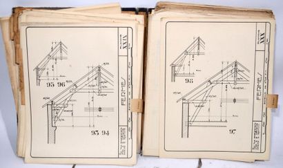 null "Standardisation d'éléments de construction charpente et ménuiserie" établie...