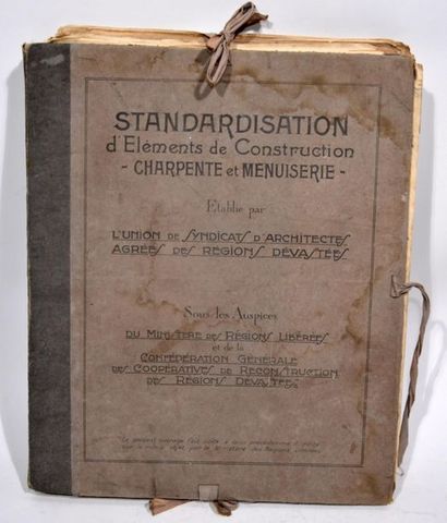 null "Standardisation d'éléments de construction charpente et ménuiserie" établie...