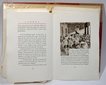 null PROSPER MERIMEEE
Carmen - Editions Littéraires de France, 1945 - With a series...