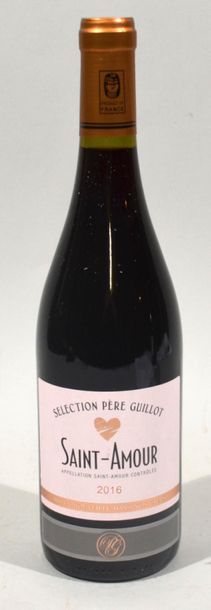 null 6 bouteilles de SAINT AMOUR Beaujolais 2016 Père Guillot négociant