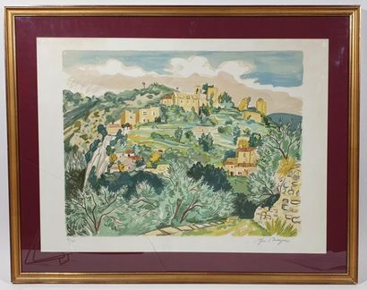 null Yves BRAYER (1907-1990)
"Paysage provencal"
Lithograph signed lower right out...