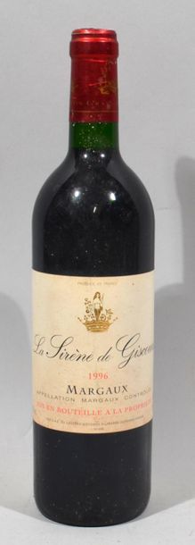 null 1 bottle of LA SIRENE DE GISCOURS Margaux 1996.