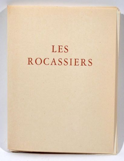 null LES ROCASSIERS, par marie MAURON, Illustrations de Jacques BOULLAIRE. 126 pages...