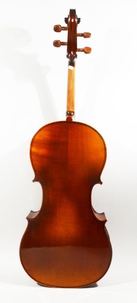 null MODERN - Study cello 3/4, spruce top and maple back (some wear and tear and...