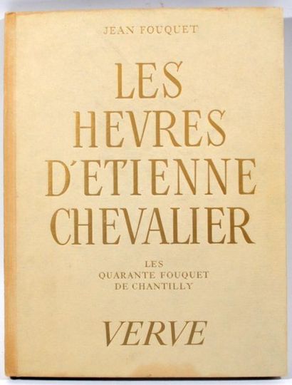 null JEAN FOUQUET - Les Heures d'Etienne Chevalier (Musée Condé à CHANTILLY - Texte...