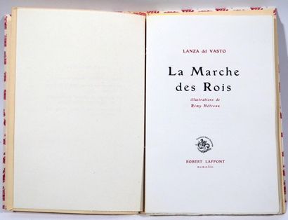 null LANZA DEL VASTO
THE KINGS' MARKET. ROBERT LAFFONT, 1944. One volume, large in-8,...