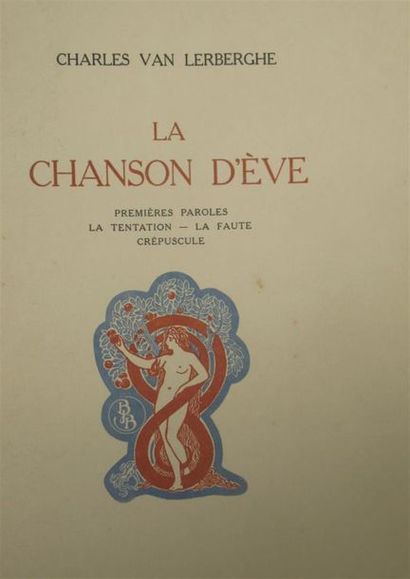 null VAN LERBERGHE, Charles & (BOUUAERT Jos., illustrator). - La Chanson d'Ève: first...
