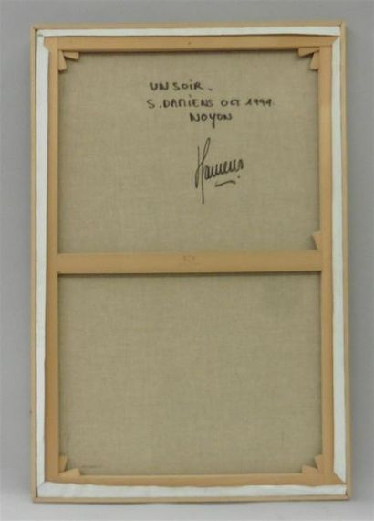 null Serge DAMIENS (25 décembre 1954)
« Un soir »
Acrylique sur toile signée en bas...
