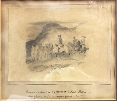 null Nicolas Toussaint CHARLET (1792-1854)
Reunion of four pencil drawings illustrating...