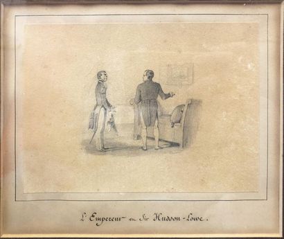 null Nicolas Toussaint CHARLET (1792-1854)
Reunion de quatre dessins au crayon illustrant...
