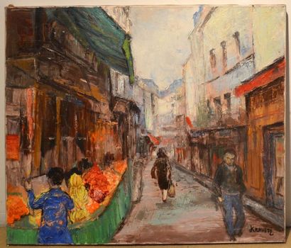 null Jacques KRAVETZ (1926)
"Rue commercante à Paris" et "Le val de Grace"
Deux huiles...