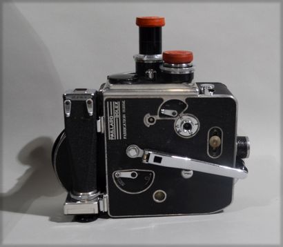 null PAILLARD BOLEX H9 SLR camera - 16 mm turret camera with LEITZ lenses, instruction...