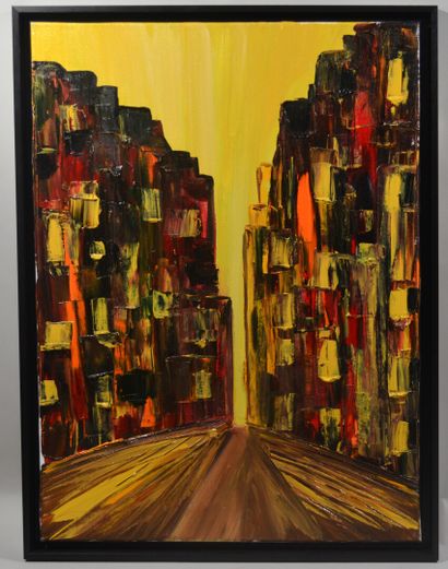 null Gérard OBADIA (1955)

"The city"

Oil on canvas signed, dated 2018 and titled...