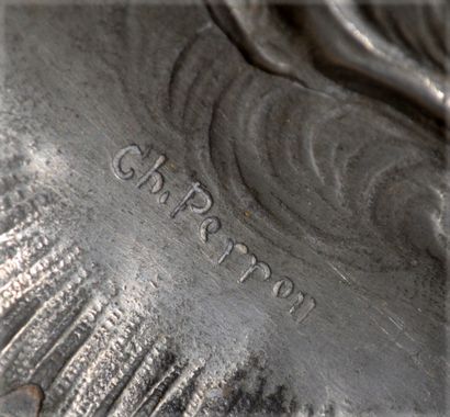 null Charles PERRON (1880-1969)

Pewter dish decorated with Venus and Love in Clouds....