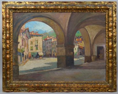 null G. CLARYS (XXth)

"Roquebrune - Bastide Baron de Bress"

Oil on canvas signed...