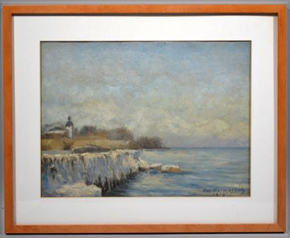 null Robert RASMUSSEN (XIX-XX)

"Coastal Landscape"

Oil on canvas signed lower right...