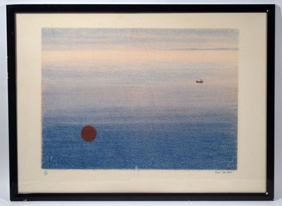 null Fred ZELLER (1912-2003)

"Barque sur l'eau"

Lithographie signée et justifiée...